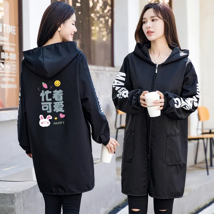 洋气新款加绒罩衣大人女家用厨房围裙长袖防水做饭围腰工作服定制