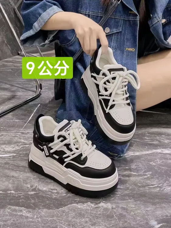 9厘米内增高时装休闲女鞋小个子必备显瘦时尚百搭春季潮流厚底ins
