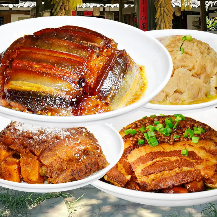 夹沙肉/咸烧白【净重550g/碗，土碗发货】四川农村九大碗扣肉烧白