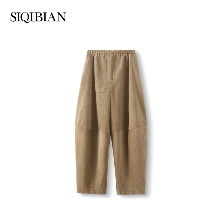 SIQIBIAN ｜复古灯芯绒阔腿休闲裤-K6912