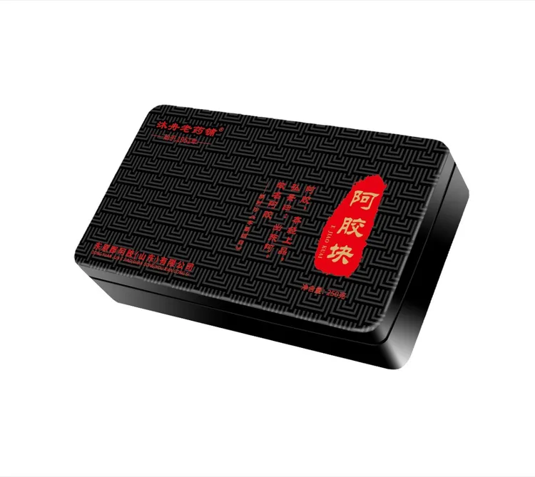 【山东黑驴皮】阿胶块 正品