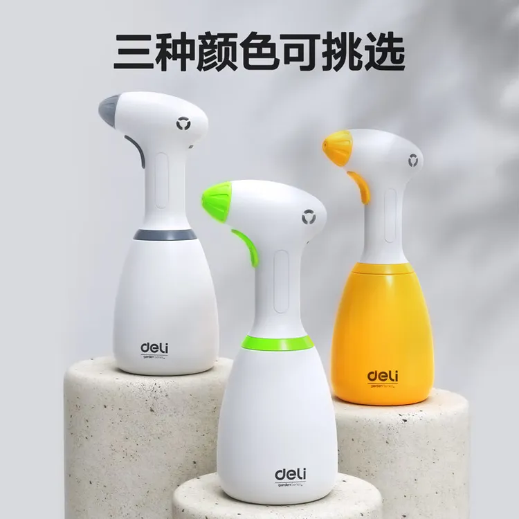 得力 电动喷壶 锂电喷水壶园艺浇花消毒喷雾器手持洗车 DL581040