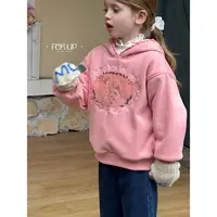 [FOR UP]冬季新款法式熙妮花藤刺绣帽衫卫衣244-FU-69832多色