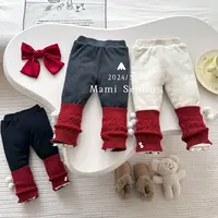 【现货】2024年冬季新款童装800g蚕丝保暖打底裤 244-MMSL-244258