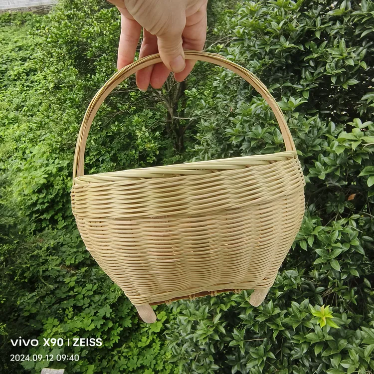 迷你版竹编小篮子手工