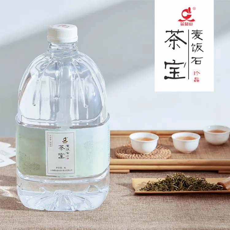 金盆山4L*6瓶麦饭石泡茶专用水适合普洱岩茶白红茶乌龙泡绿茶