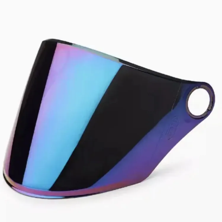 630炫彩防晒镜片电动车头盔夏季防紫外线护面