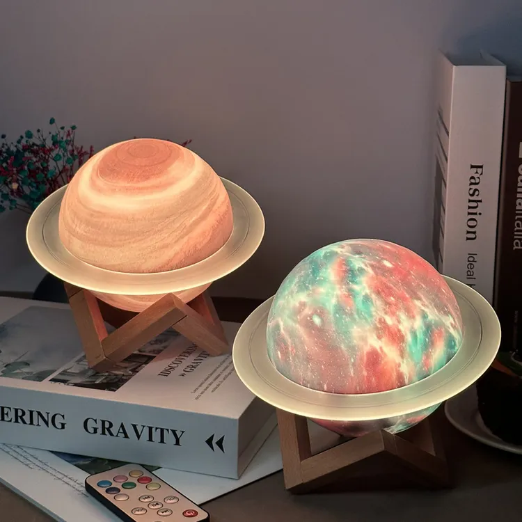 星球蓝牙音箱小夜灯低音炮小型家用男女生日礼物高音质无线小音响
