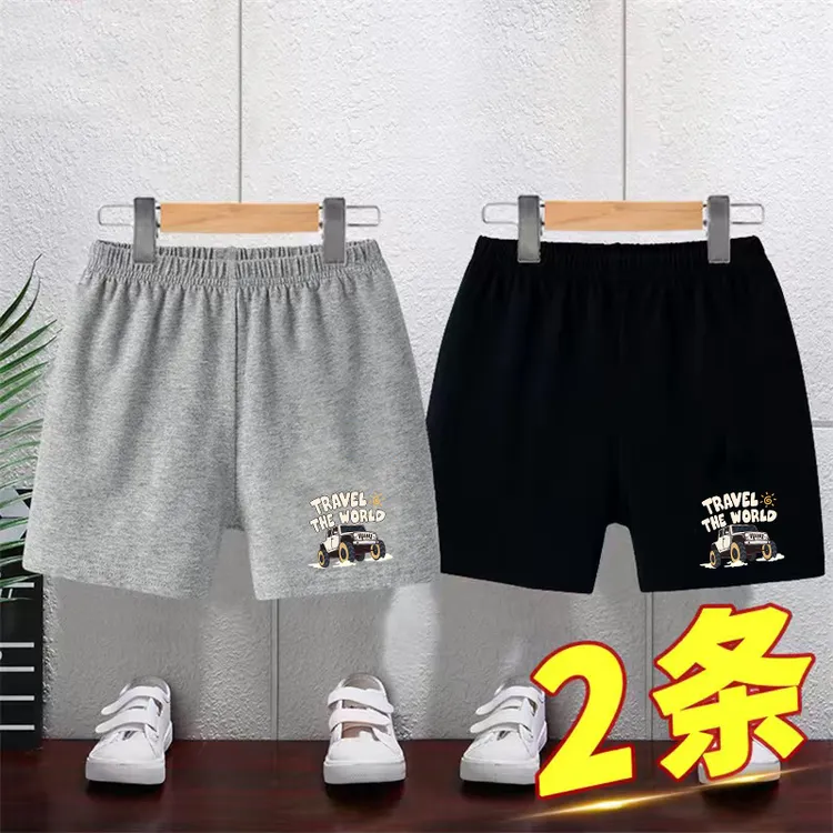 纯棉儿童宝宝薄款宽松外穿休闲裤中小童夏季男童春夏洋气短裤