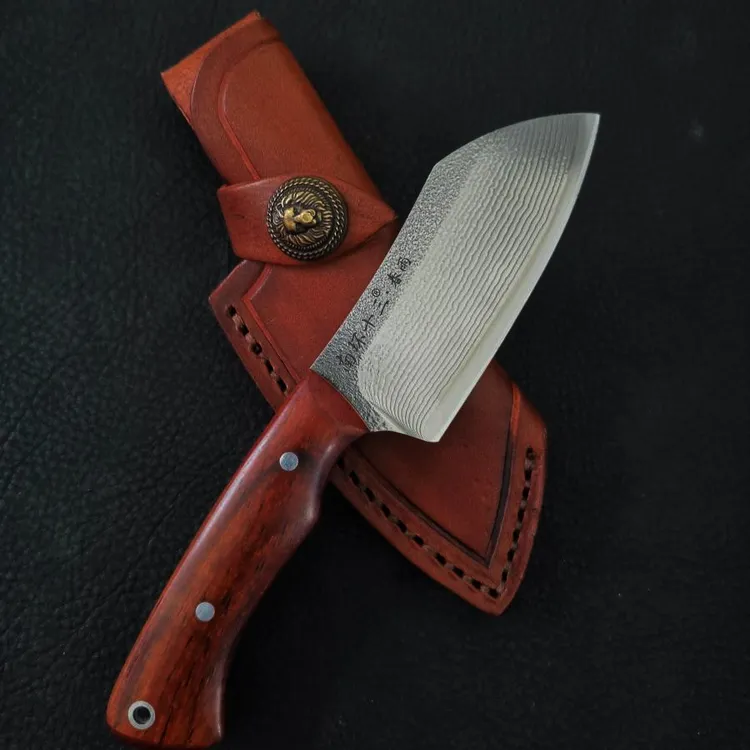 狄皓【南环十三】《春雨》全手工制作进口钢材N690手工果皮刀削皮工具