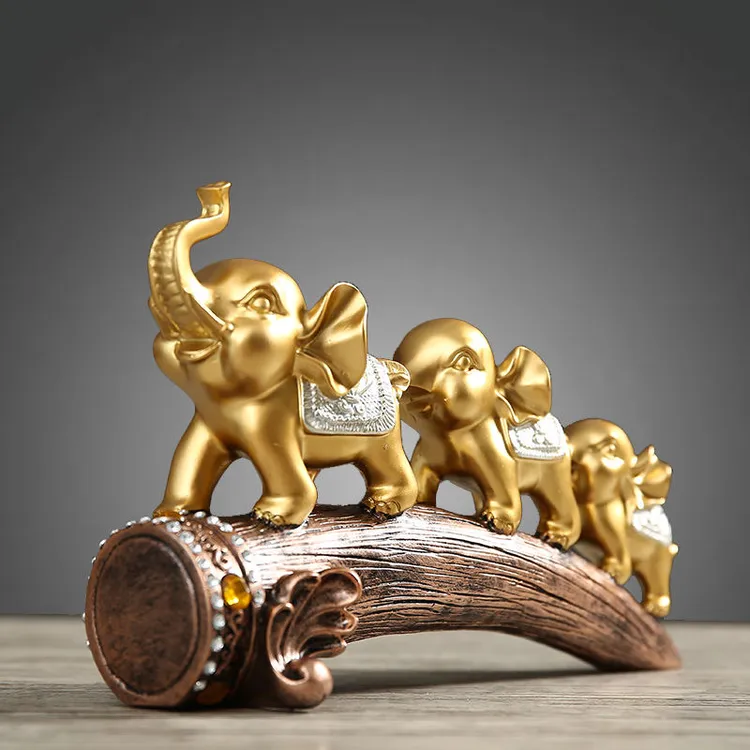 吉祥如意乔迁新居客厅玄关柜书桌办公室大气装饰品摆件电视柜摆件