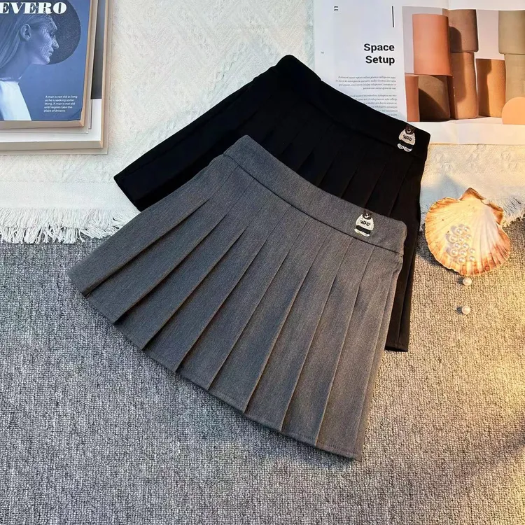 女童半身裙百褶裙2025新款儿童洋气短裙春秋女孩学院风秋冬裙子潮