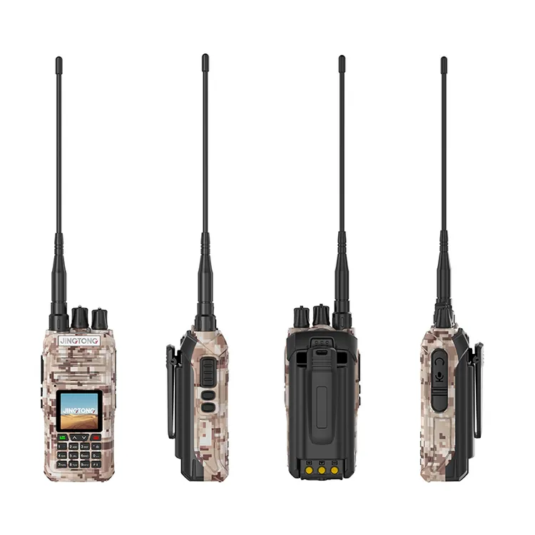 精通3988黄金尺寸高功率自驾越野户外双频语音清晰手持直充对讲