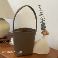大妍家法式小众简约百搭单肩水桶包时尚单肩包
