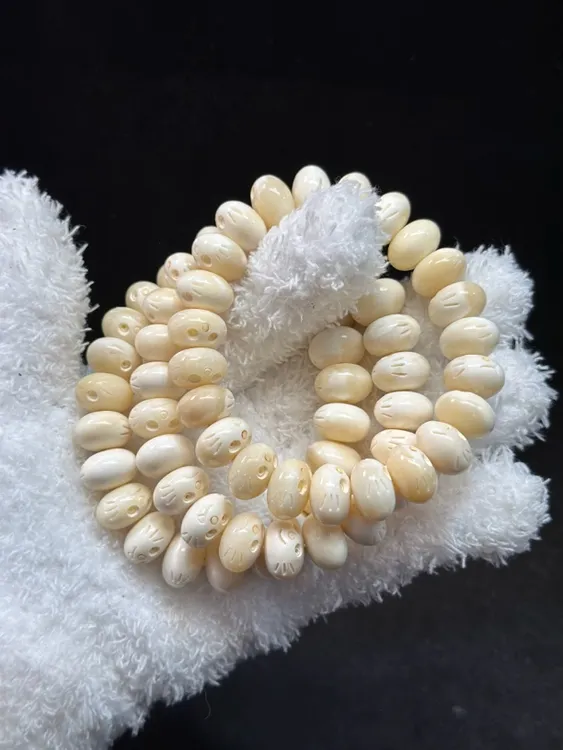 驼骨雕刻表情大尺寸单圈尺寸1.5