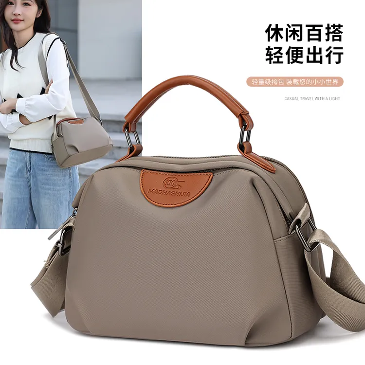 新品简约秋冬女包斜挎包时尚百搭贝壳包高品质爆款小众手提包