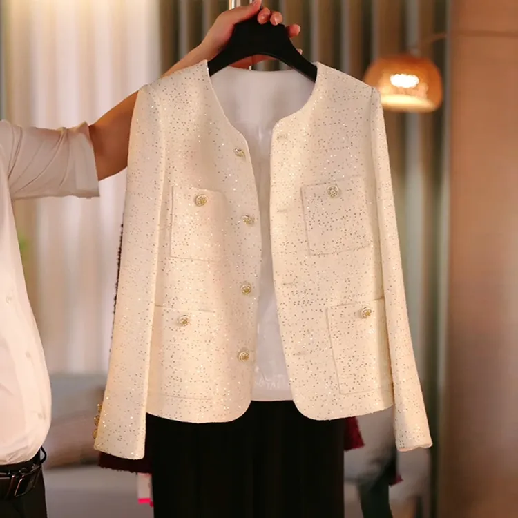 【富贵千金】秋季百搭轻奢气质减龄洋气短款小香风高级感上衣外套