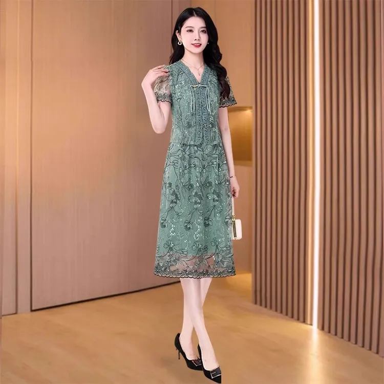 【可蓓儿】品牌轻奢小众高级感女装连衣裙2025新款高贵洋气上妈妈装