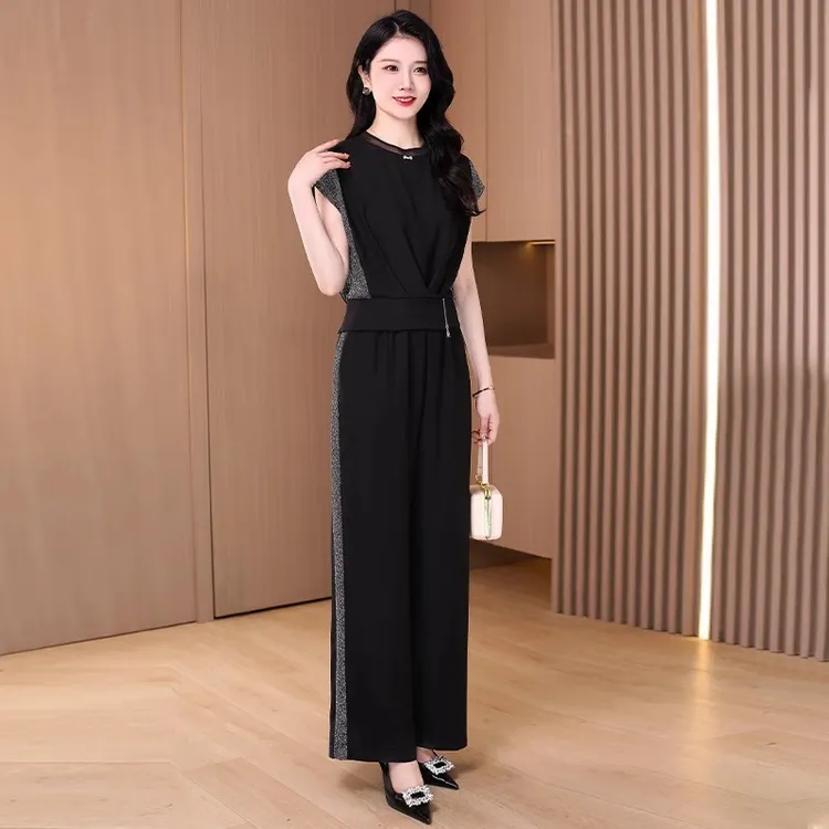 【可蓓儿】品牌洋气休闲显瘦套装夏装2025新款流行时尚气质两件套裤