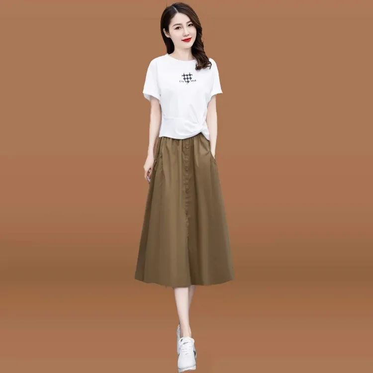 【可蓓儿】品牌小个子休闲女装连衣裙2025新款夏季轻奢高端时妈妈装