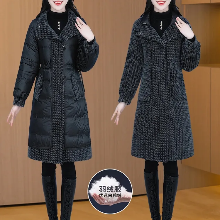 2024年新款女装羽绒服女士冬季2024新款今年流行爆款中长款加厚品
