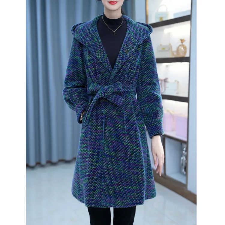 2024年新款女装萱子小香风毛呢外套女2024新款秋冬今年流行爆款品