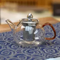 明信唐B-03手工家用茶壶泡茶壶耐热泡壶大容量高硼硅玻璃
