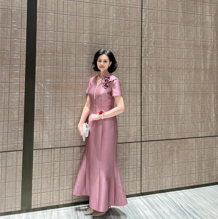 态态喜妈妈高端定制轻奢气质时尚礼服  A-0007