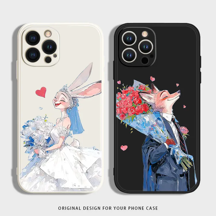 情侣朱迪适用苹果15手机壳小米14硅胶OPPORENO12荣耀红米VIVO防摔