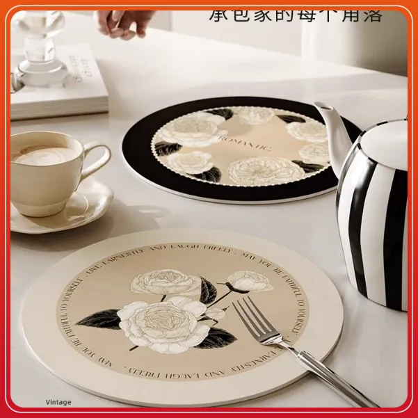 隔热防烫餐垫桌垫高档防油防水餐桌锅垫碗垫杯垫家用餐盘吸水法式