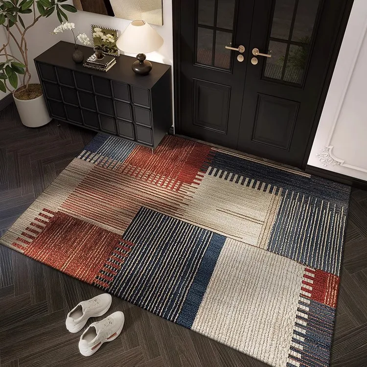 入户门地垫门口地毯玄关脚垫进门耐脏垫子复古门垫耐脏吸水防滑垫