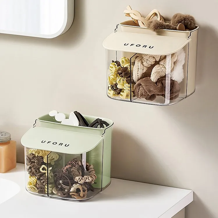 儿童发饰收纳盒宝宝头绳发夹收纳整理壁挂式女童发箍皮筋饰品收纳