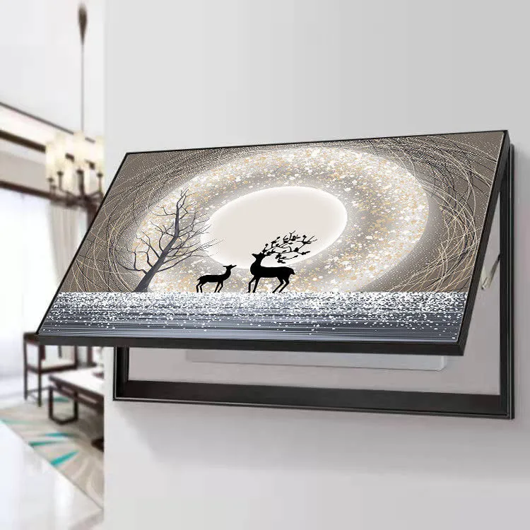大尺寸电表箱装饰画免打孔客厅遮挡配电箱电闸箱开关盒简约挂画
