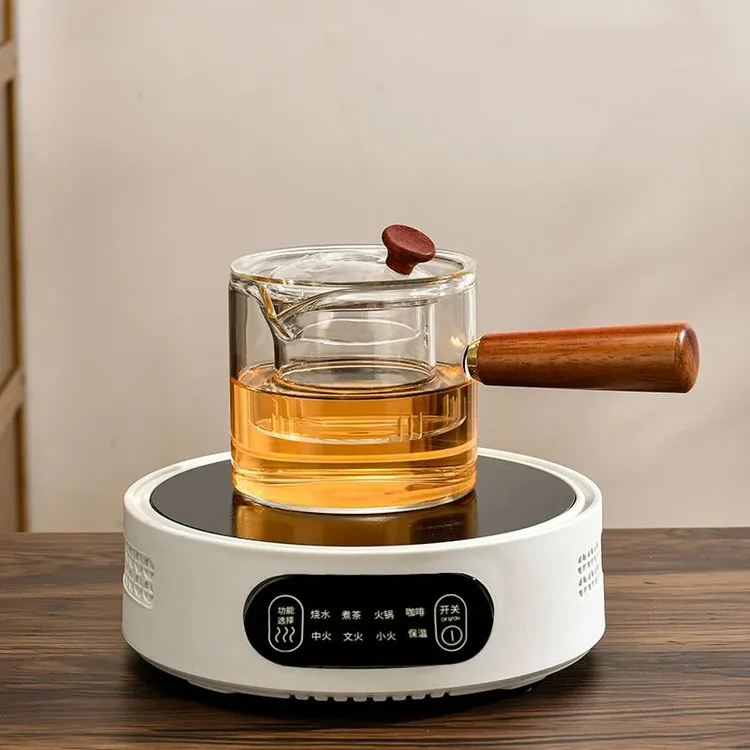 玻璃茶壶2025新款侧把泡茶壶茶水分离电陶炉煮茶器耐高温功夫茶具