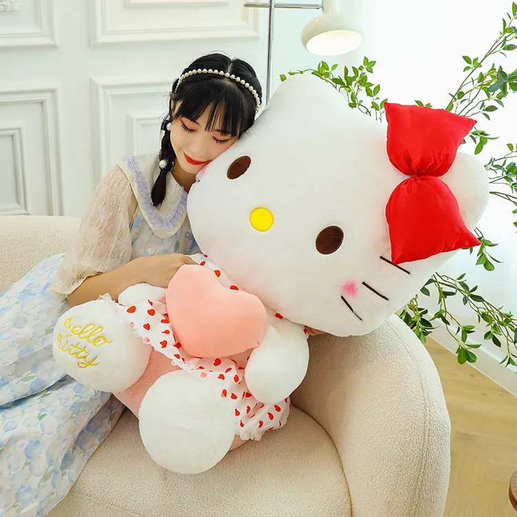 大号纱裙hellokitty公仔毛绒玩具可爱KT猫玩偶凯蒂猫生日礼物女生