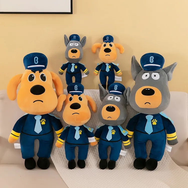 宝宝巴士拉布拉多警长公仔毛绒玩偶儿童可爱卡通玩具安抚生日礼物