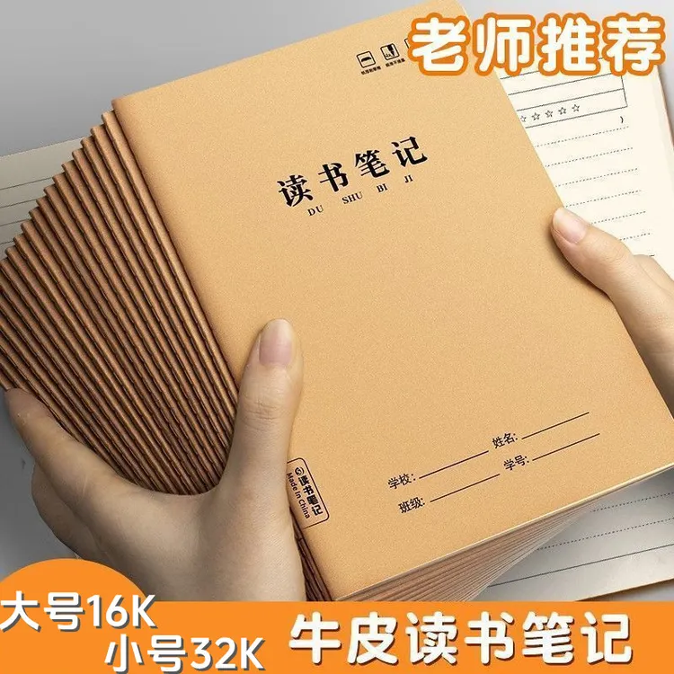 读书笔记本摘抄本阅读记录好词好句小学生专用二三四五年级学习