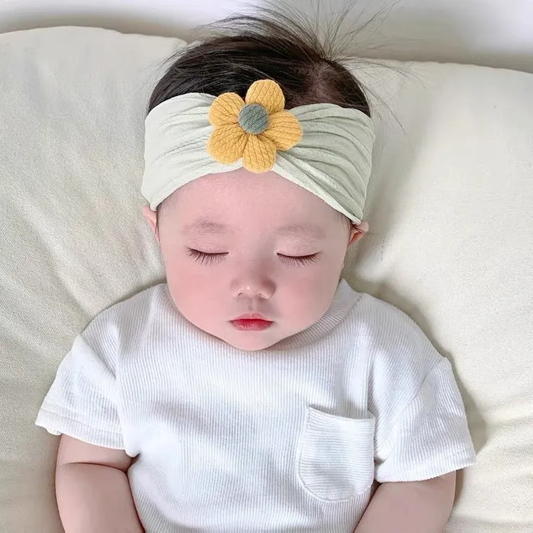 婴儿发带护囟门帽春秋季新生男女宝宝头围发饰婴幼儿卤门发箍夏季
