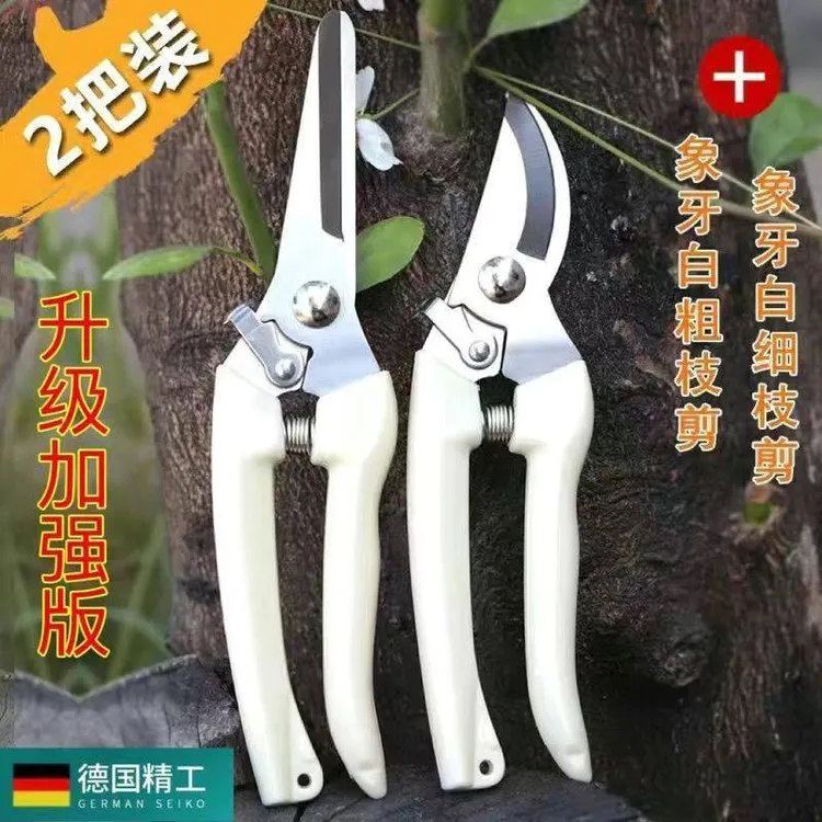 德国进口钢粗枝剪省力修枝剪刀园艺修花木果树嫁接园林剪工具