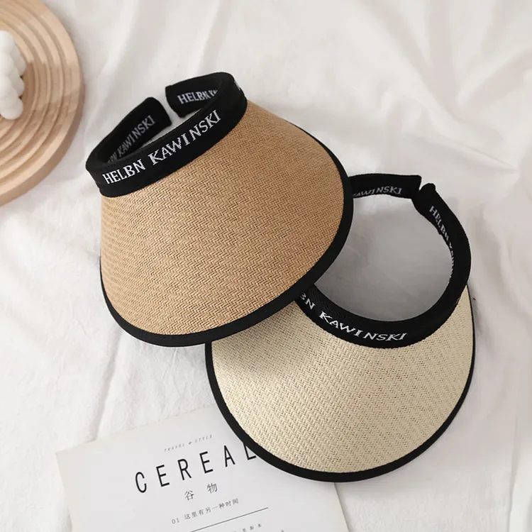 遮阳帽太阳帽女款2025新款草帽遮阳帽女女款防紫外线遮阳空顶帽