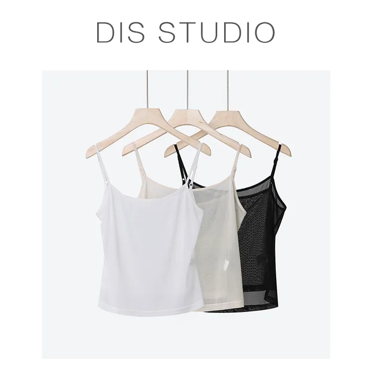 【DIS 现货】【网纱吊带】大码专属可调节显瘦百搭吊带背心Z524U04478