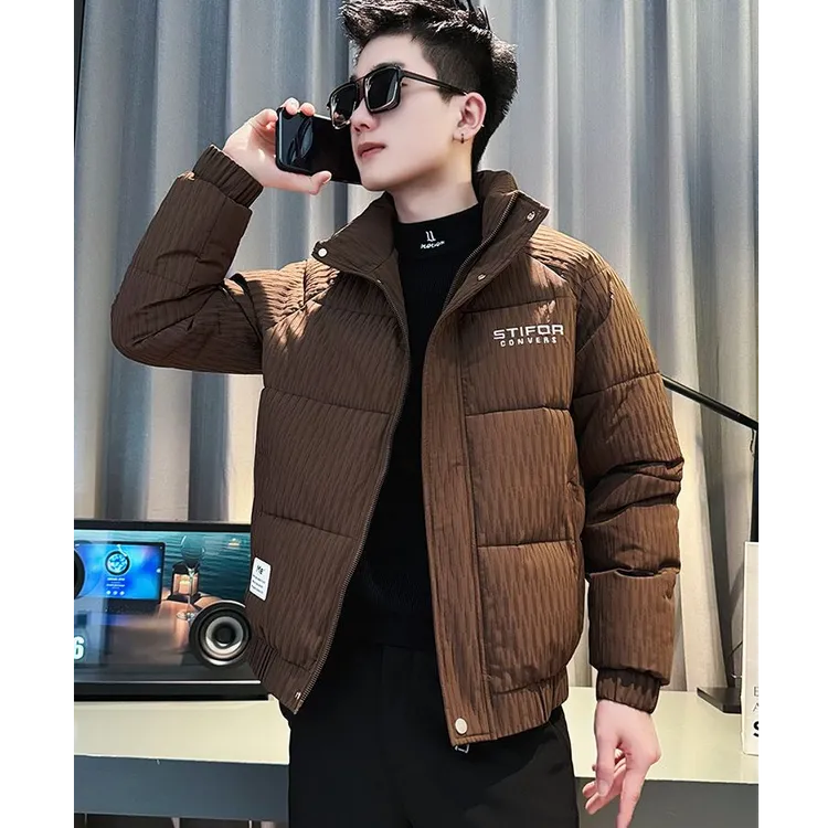 男棉服冬季潮牌痞帅加厚棉袄新款立领面包服外套潮男保暖时尚百搭