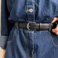 皮带女复古韩版ins时尚装饰牛仔裤带黑色百搭休闲高级感简约腰带