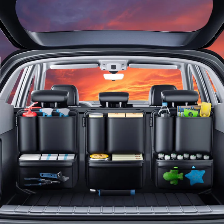 置物悬挂袋大众东风派汽车座椅后背收纳挂袋储物车载后备箱车用品