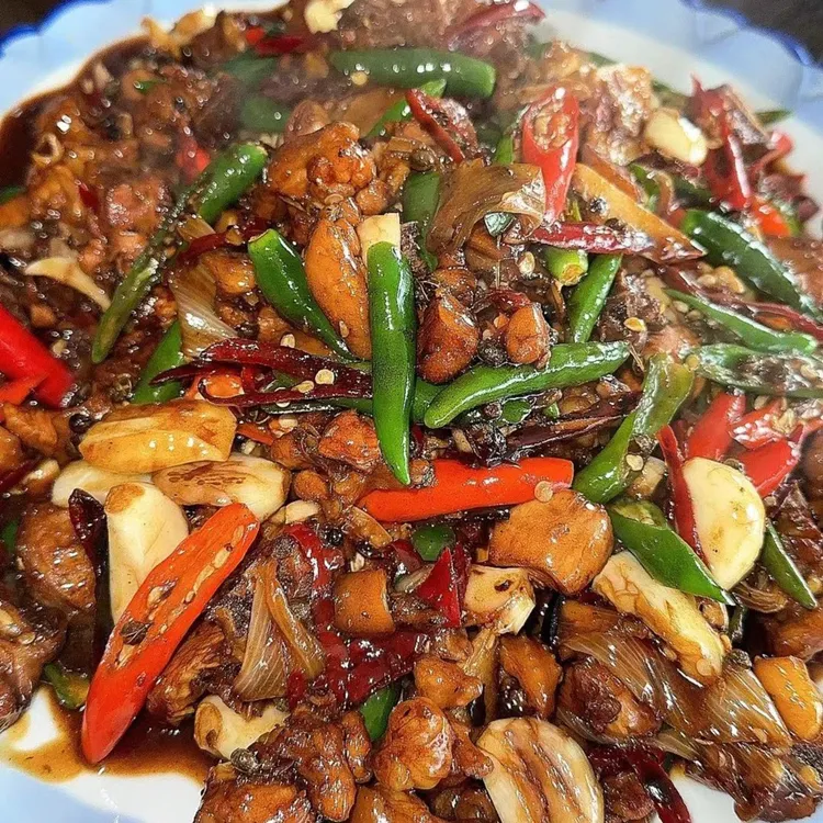 【江苏特产】尖椒辣子鸡 净含量500g 食用