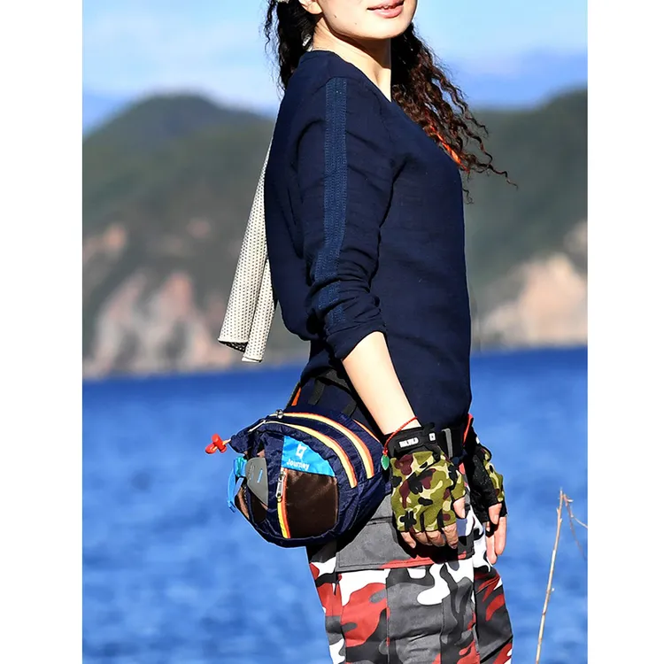 北京森林户外水壶腰包百搭抗撕裂小腰包进口面料纯色花色男式女式