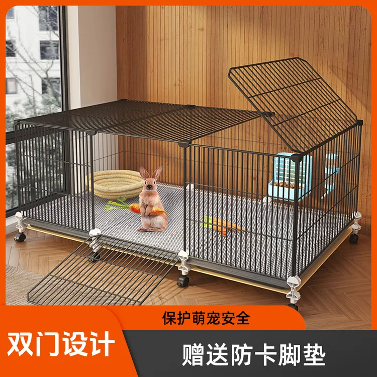 【家用大号兔笼】兔子专用笼子兔笼子加密豚鼠荷兰猪宠物【养宠装备】