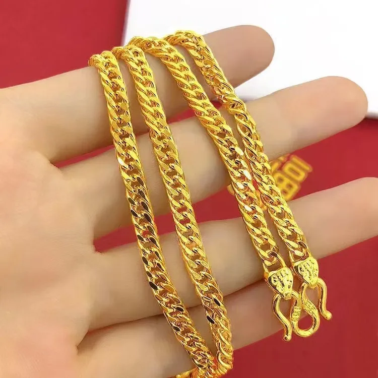 合金项链 老板项链 古巴 坦克 经典百搭 男款霸气