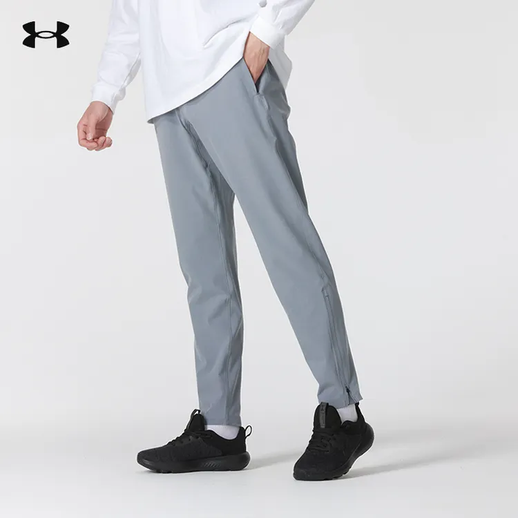 【流光风】安德玛梭织长裤男裤户外跑步训练裤健身运动卫裤1376799