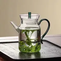 玻璃壶绿茶壶仿宋执壶耐高温可煮小壶红茶泡茶壶小宋壶简约茶具